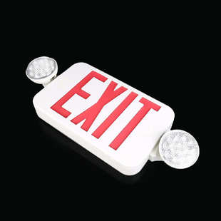 新款外贸EXIT安全出口灯双头消防应急灯/疏散照明灯LED消防应急灯