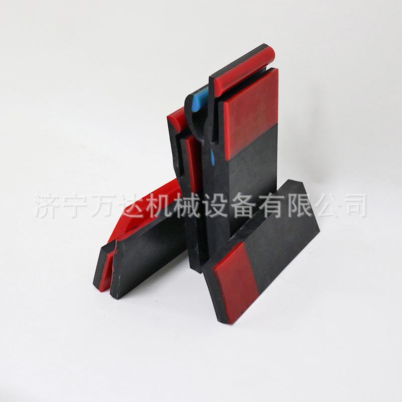 输送机导料槽用Y型200*15防溢裙板阻燃抗静电耐磨橡胶聚氨酯裙板