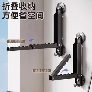 双吸盘折叠门后挂钩免打孔挂衣架无痕隐形壁挂静音收纳衣服衣帽钩