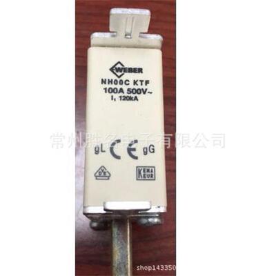 品质 WEBER 熔断器NH000 am 35A 690V 100KA CE 保险丝管体