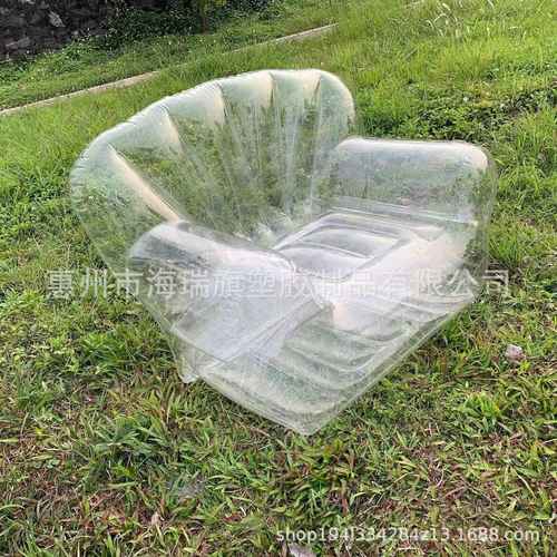 厂家直销现货户外充气床透明沙发懒人露营便携网红躺椅充气式环保