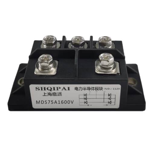 焊机整流桥MDS50A1400V 100A1600V逆变专用75A-16三相模块40A