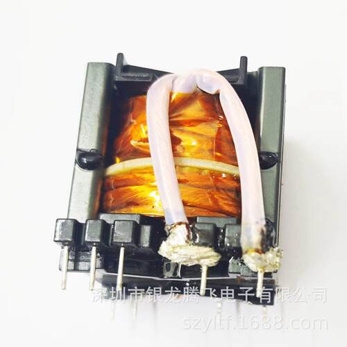 厂家直销频变压器 立式6+6 PQ4040 60v 15A 逆变储能专用变压器