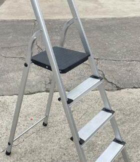 直营包邮单侧荷式扶手加厚人字双面家用折叠铝合金梯子GAH