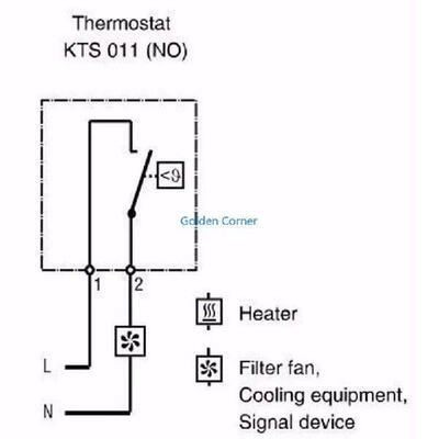 E15D KTS011 0-60℃ Compact Mechanical Thermostat