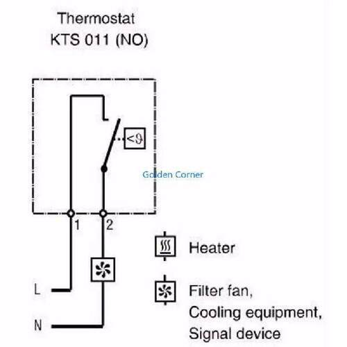 E15D KTS011 0-60℃ Compact Mechanical Thermostat