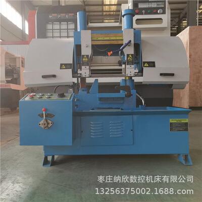 小型金属带锯床GB4220双立柱机构小锯床200mm金属锯切范围