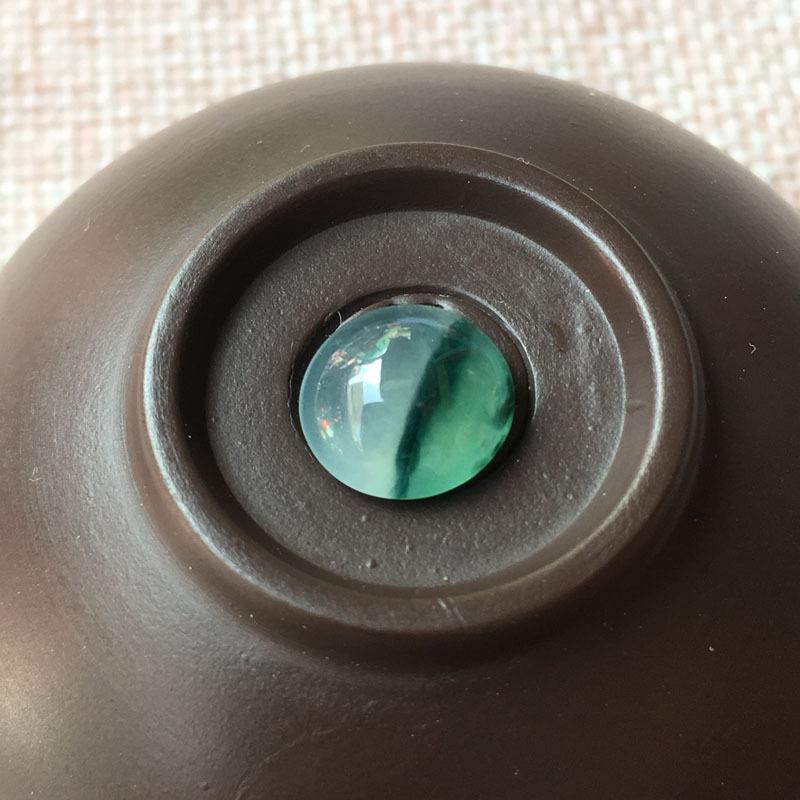 傅小姐翡翠 冰飘花蛋面 种水冰透 起光 镶嵌