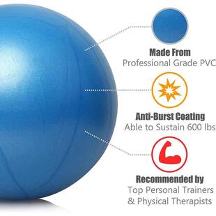 Ball 25cm Yoga Gymnastic Pilates Exercise Fitness Training