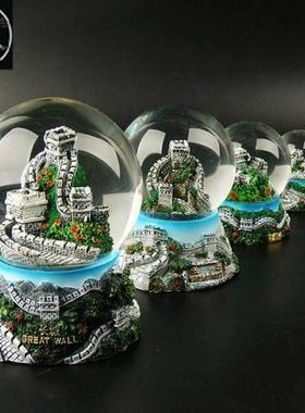 Wind of China Beijing Great Wall crystal ball furnishings ho