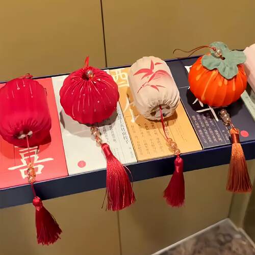 迷你灯笼挂件2026新年装饰场景布置门把手挂饰客厅卧室玄关喜庆