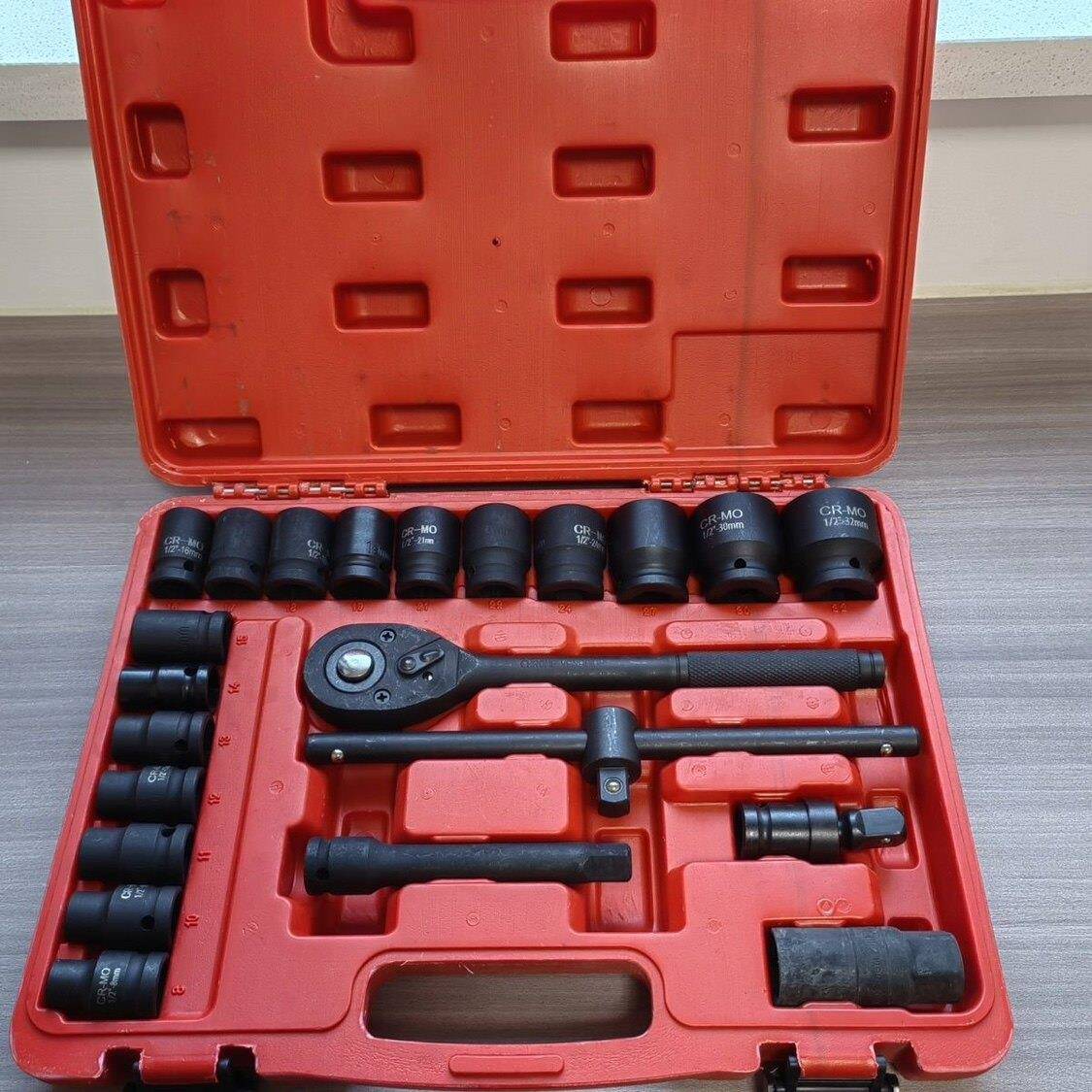加长大飞扳手电动12.5mm组套气动件套小风炮六角套装套筒汽修工具
