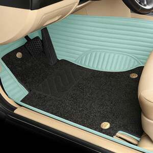 新款江南绣条纹脚垫