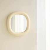 化妆台墙雾免防卫生间挂muid梳妆镜浴室镜子打孔圆形壁挂镜式 厕所