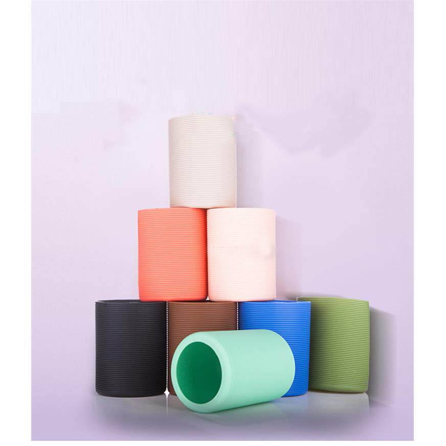 硅胶杯套隔热通用玻璃杯保护套防烫保温茶杯套防摔套保温杯水杯