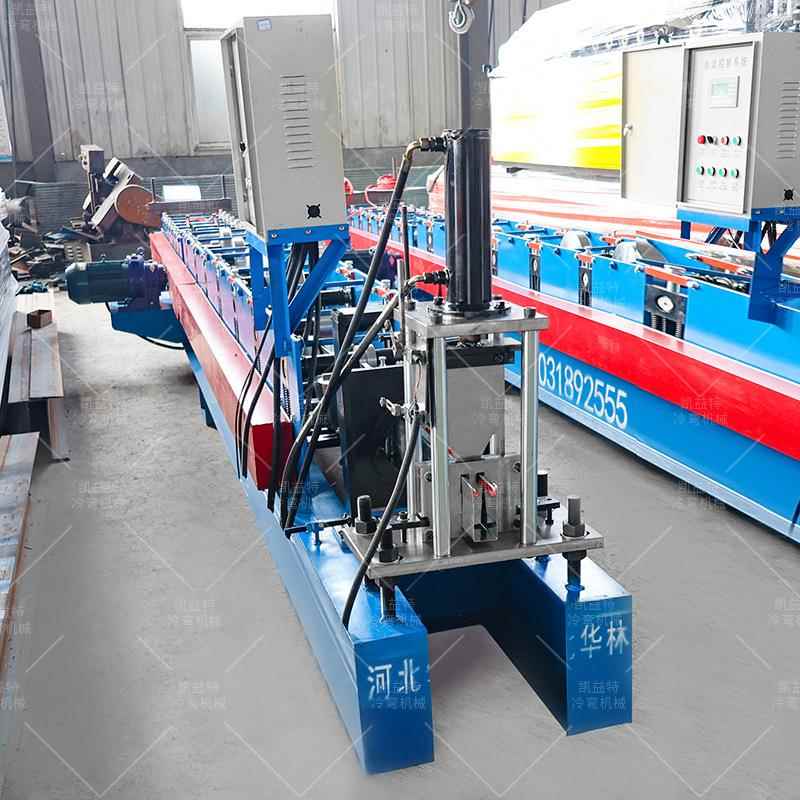 全自动液压切轨道机 卷帘门导槽机械 11.5分消音断导公槽设备