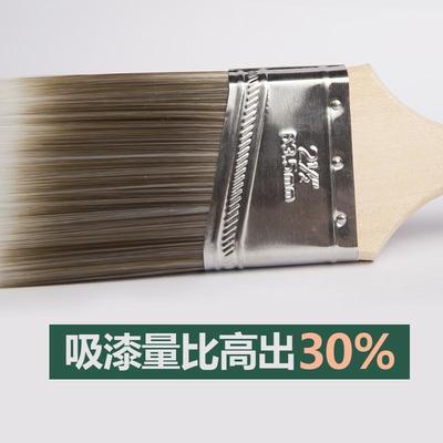 ROLLINGDOG滚动狗 斜角刷艺术涂料油漆刷子墙刷工具硬长柄毛刷