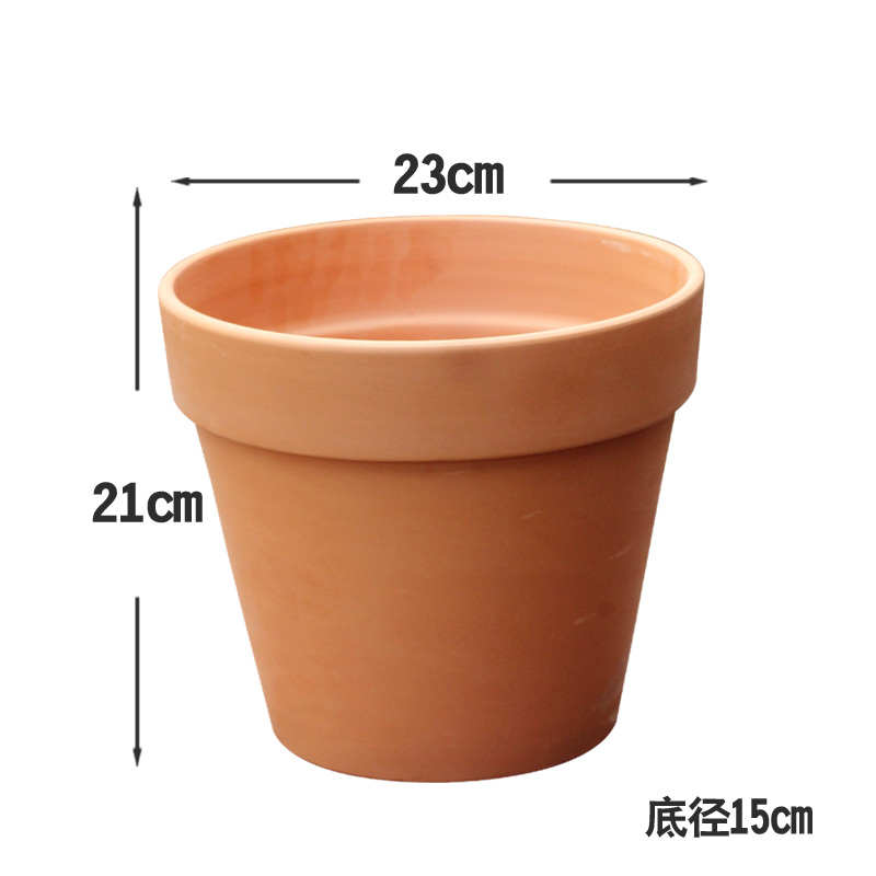 大号花盆透气植绿陶盆室外红盆栽肉盆装饰育苗创意多复古陶土阳台
