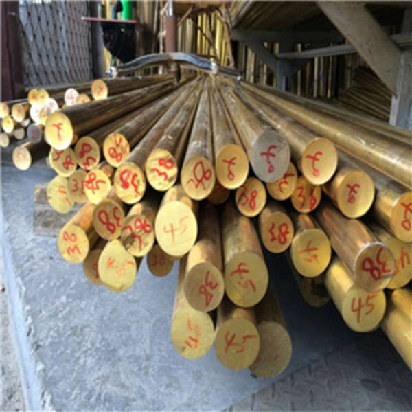 直供h59普通黄铜棒 好切削 实心圆铜柱 h62黄铜条 定尺下料切割