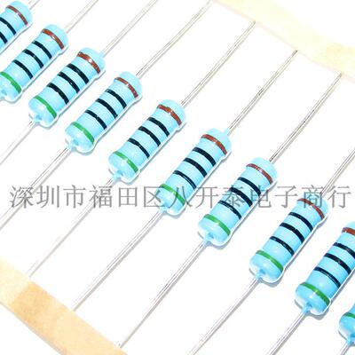 3W500欧姆 1% 500Ω Ohm 3W 500R 金属膜精密色环电阻 50个14元