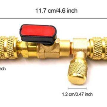 R12R22R410A气门芯装卸工具快速更换阀芯1/4SAE 5/16SAE螺纹接口