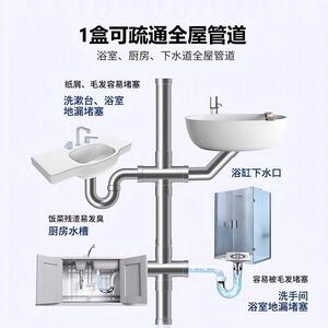 【胖爆卖】管道堵塞一倒就通！管道疏通泡泡粉强力溶解下水道