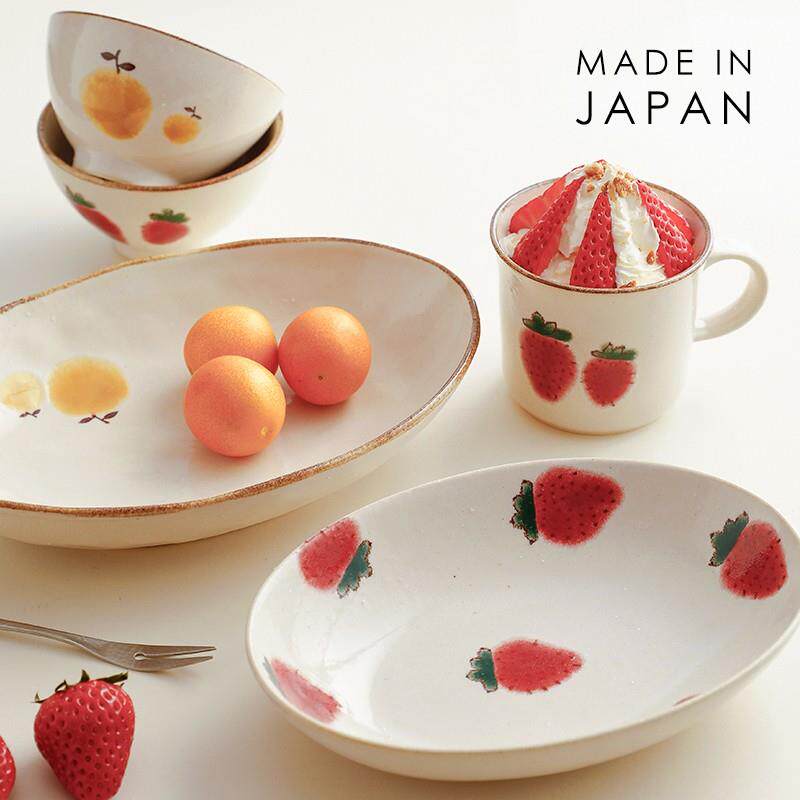 井泽IZAWA日本进口美浓烧复古陶瓷马克杯水果盘碟牛奶杯水杯餐具