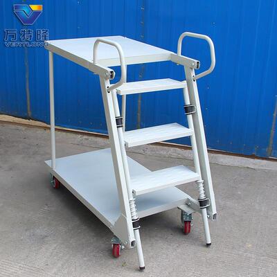 厂轮家直可WTL00210移动登高车仓库取货供登平台车滑登高梯超市高