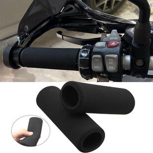 电动车机车通用型防滑把套加厚牛角煞车套防水手把套海绵手把套