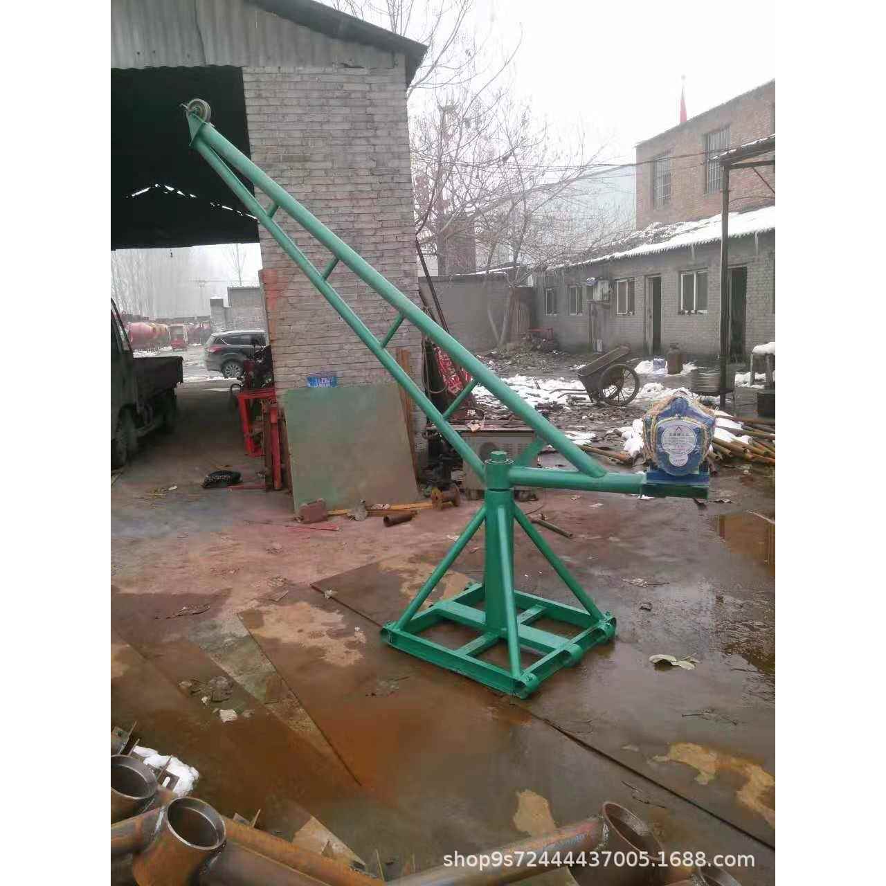 建筑转吊工程工地用起重机挖桩打井用小起重机农村楼房起吊机