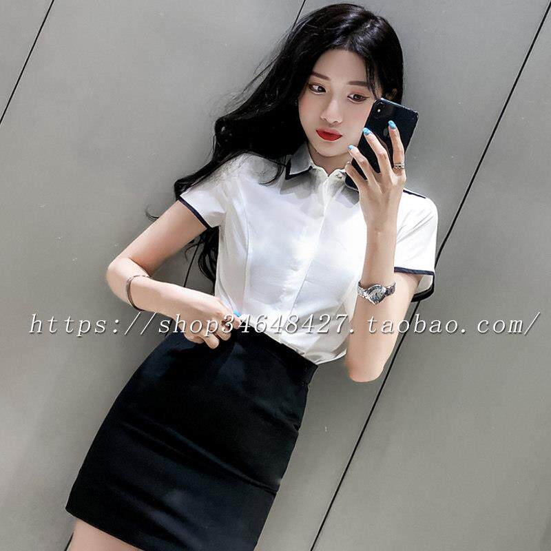 职业装女秋轻熟套装酒店前台美容美发美容院珠宝店足浴工作服夏季
