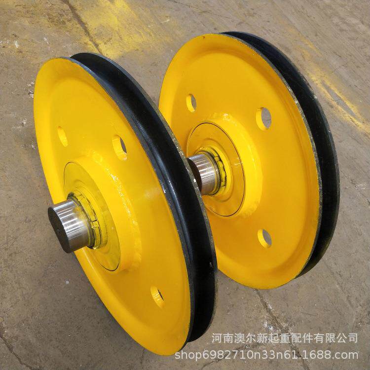 厂家供应 钢制轧制滑轮组 10t/16t/20t/32t定滑轮动滑轮