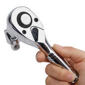 快脱72齿棘轮扳手三件套快速套筒扳手中大飞汽修工具小飞棘轮扳手