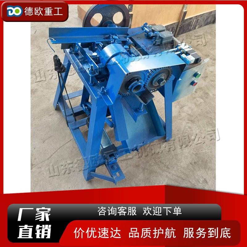 全自动圆棒开牙机 小型木材套丝攻丝机 农用工具木把木棒套丝机