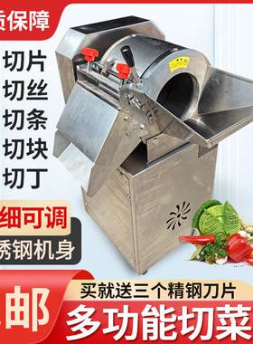 切片机商用多功能切菜机罗卜切条机红薯切丁切块机电动土豆切丝机