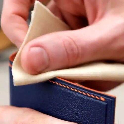 1pcs 30x30cm Polishing Cloth High Density Canvas Leather