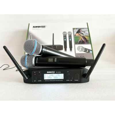 外贸无线话筒glxd4一拖二BETA58A调频U段舞台家用户外高配麦克风