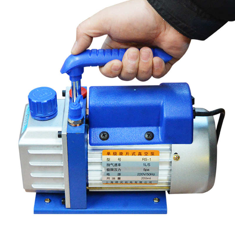 单级旋片式1L2L4L真空干燥箱配套真空泵双级1L、2L、4L真空泵配件