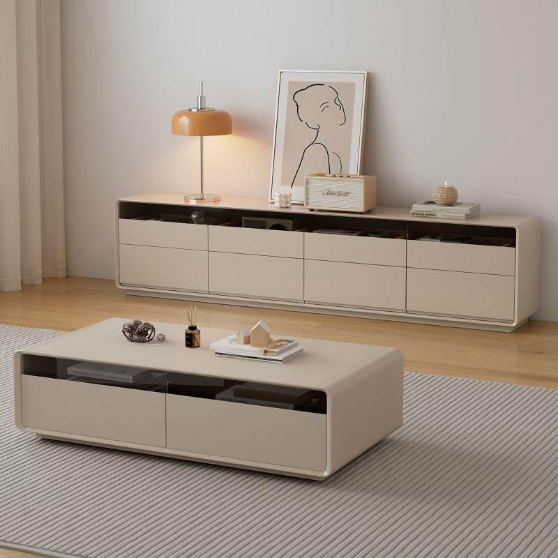 Ehd全高实木极简高款落地电视柜茶几2FwB6M2hK025款现代约简客新