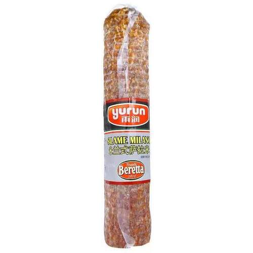 雨润米兰式萨拉米 披萨烘焙冷切肠即食整根约850g Salame Milano