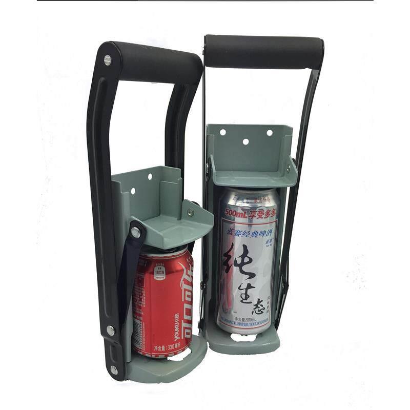 易拉罐压扁器12/16盎司易拉罐压罐器脚踏式压罐器开瓶器