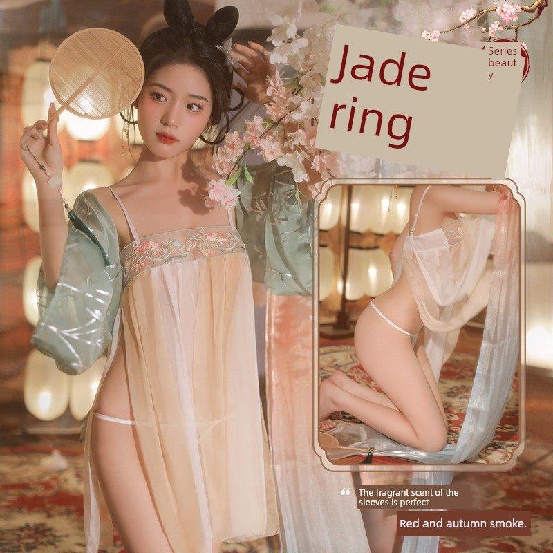 汉服睡衣宫廷款超仙公主古装贵妃性感古典汉服高级感纯欲风寝服