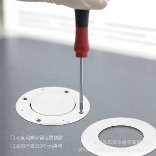 USB2.0分线器一拖三办公桌洞升降电脑多接口HUB集线器 桌面嵌入式