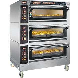 新南方电烤箱商用电脑版60CI三层六盘面包蛋糕披萨炉大容量电烘炉