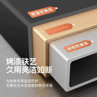 铁艺厨房置物架多功能碗筷收纳架 碗碟碗盘沥水收纳架