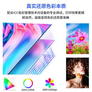 1804光印花机帆荧布包UV直喷色印花脚垫地毯弱溶 PV革C皮PU八FLY