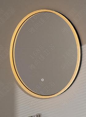 墙ERB式亚克水晶挂框智能镜触摸感应除雾卫生间浴室镜le力d发子光