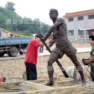 古代铸铜名人雕塑曹操塑像摆件 大号型城市景区雕塑 人物铜像