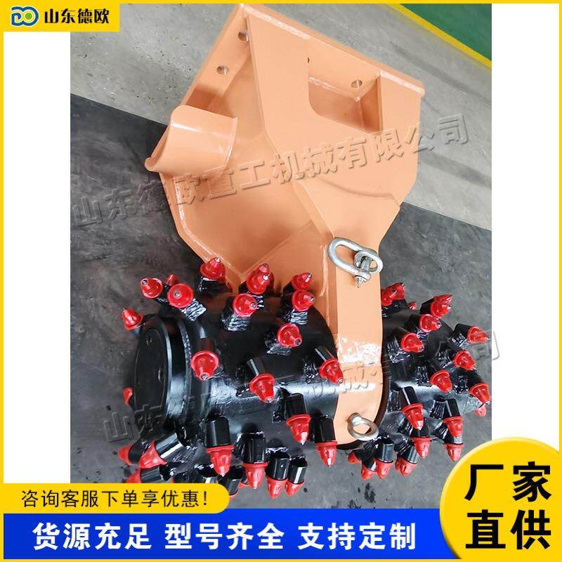 小型液压式铣挖机 挖掘机配件水泥破碎锤 隧道掘进沟槽铣掘机