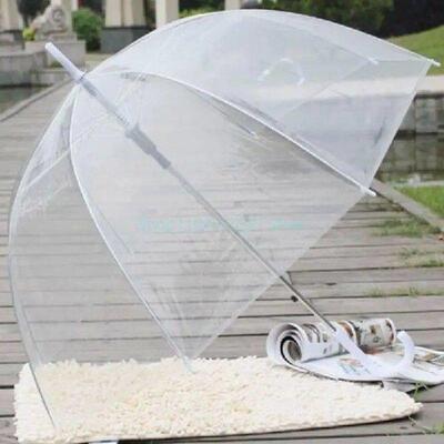 Fashion Clear Bubble Dome Umbrella Transparent Windproof